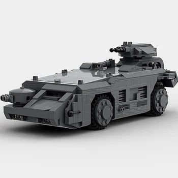 Väikeste osakeste ehitusplokk, KES sõjalise varustuse sõiduki m577 relvastatud sõiduki mudeli kokkupanekuks mänguasi lapse sünnipäeva kingitus
