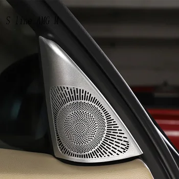 BMW 3-Seeria, E90 2005-2012 Auto Ukse Akna Tweeter Audio Kõlari Kate Kleebised Sisekujundus Raam Auto Stiil sisustuselemendid