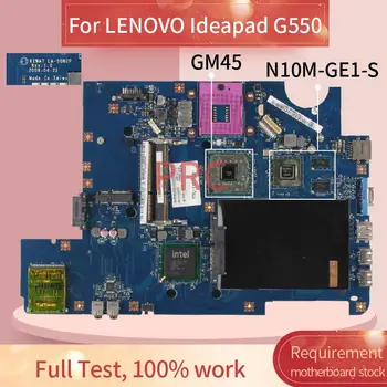 LA-5082P HDMI LENOVO Ideapad G550 Naptop emaplaadi N10M-GE1-S GM45 KIWA7 LA-5082P DDR3 Sülearvuti Emaplaadi