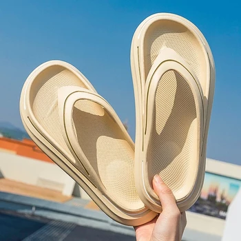 Flip-flops Väljas Sussid Sussid Beach Sandaalid EVA Non-Slip Daamid Paar Susse Meeste Sandaalid