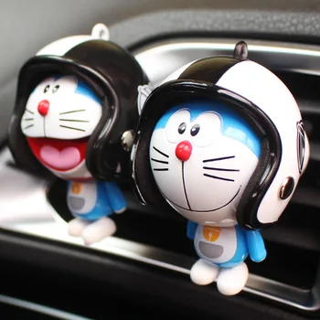 Anime iseloomu Doraemon auto parfüümi peace isiksuse õhu väljalaskeava lõhnaaine clip armas õhuvärskendaja poiss, tüdruk, auto tarvikud