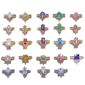 5tk Uus Nail Art Väike Ring Läikiv Tsirkoon Ornament Värvi Teemant Kalliskivid Disainer Ehted Võlusid Luksus Rhinestone Nail Art Decorat