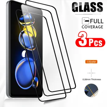 3 Tk Karastatud Klaasist Ekraan Kaitsja Jaoks Xiaomi Redmi Märkus 11T Pro Plus Täielikult Katta Kile Märkus 11Pro 11 Pro+ kaitseklaas