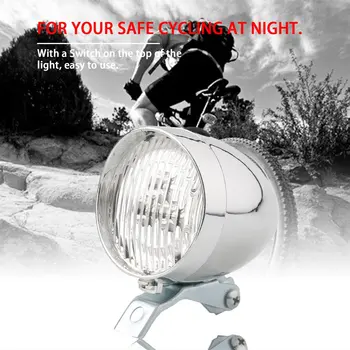 Jalgratta Esitulede 3 LED-Vintage Ultra Ere Taskulamp Valguse Lamp Bike Ees Valgus Ohutu Öö Jalgrattaga Jalgratta-Tarvik