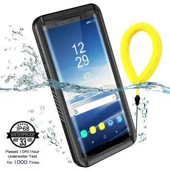 Veekindel Telefon Juhtudel Samsung Galaxy S20 S10 S9 S8 Plus Lisa 20 Ultra S7 Serva Kate Screen Protector Float Rihm Telefoni Puhul