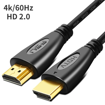 HDMI-ühilduv Kaabel 4K 60Hz Splitter Lülita Box HDMI-ühilduvate 2.0 1.4 Video Cabo Kaabel PS3 HDTV Projektoriga 5 10 20 M