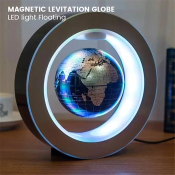 Magnetic Levitation Maailmas Uudne Pall Tuli Kodus Kaunistused LED Light Maailma Kaardi Elektrooniliste Antigravity Lamp Loomingulised Kingitused
