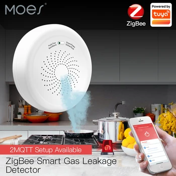 Smart ZigBee Gaasi Lekke Detektor Põlevate Tulede Tuya Smart Home Security Alarm Süsteem Smart Elu Tuya App Kaugjuhtimispult