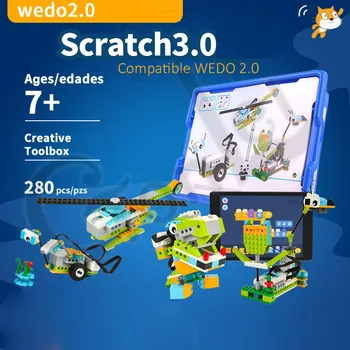 UUS High-tech WeDo 2.0 Robootika Ehitus-Set ehitusplokid kooskõlas 45300 Wedo 2.0 Haridus-DIY mänguasjad