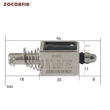 5N-5mm 0520B 5V 12V Micro Solenoid Elektromagnet Push Pull Kaudu Tüüp Elektrilised Magnet Kodumasinate Kevadel Magnet