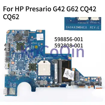 KoCoQin sülearvuti Emaplaadi HP Presario G42 G62 CQ42 CQ62 DAOAX2MB6F0 592808-001 592808-501 AMD Emaplaadi